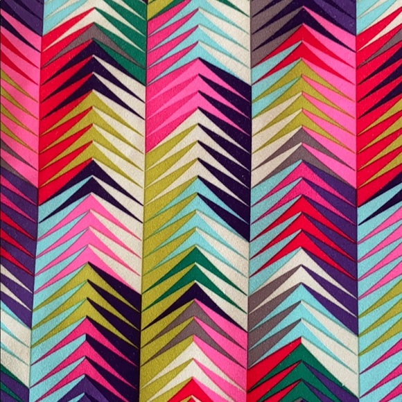 Fabletics colorful geometric print crop leggings L - Picture 10 of 15
